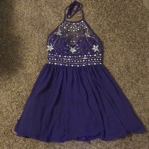 B. Purple Sequin Dress
